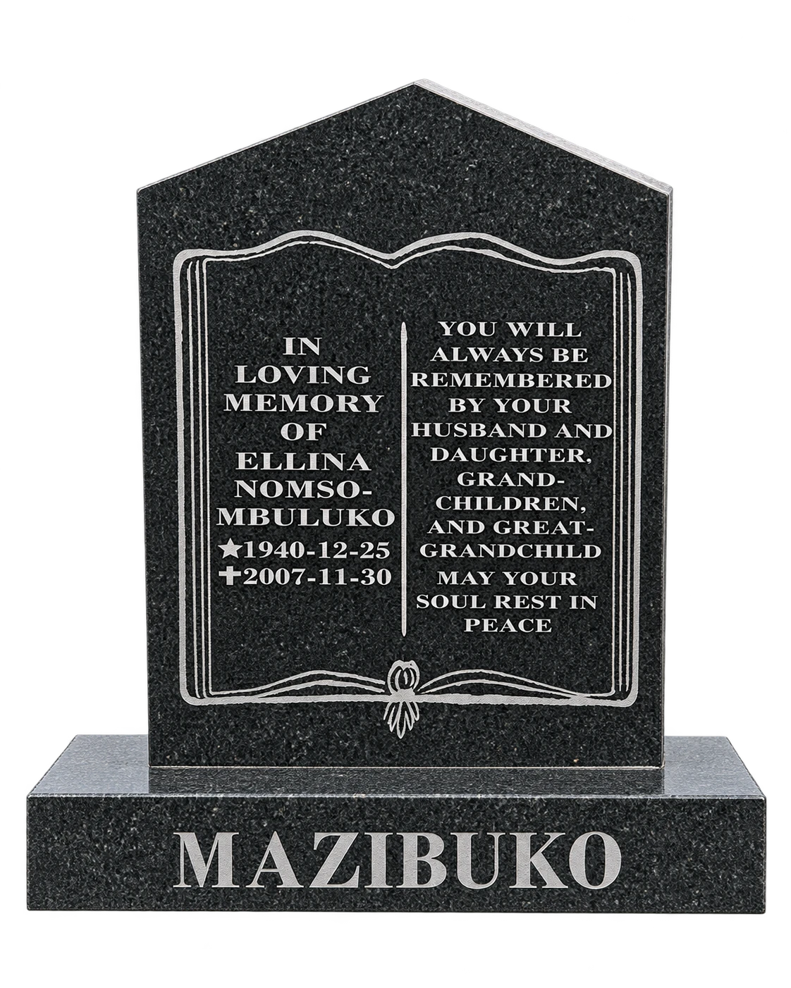 G010 General tombstones