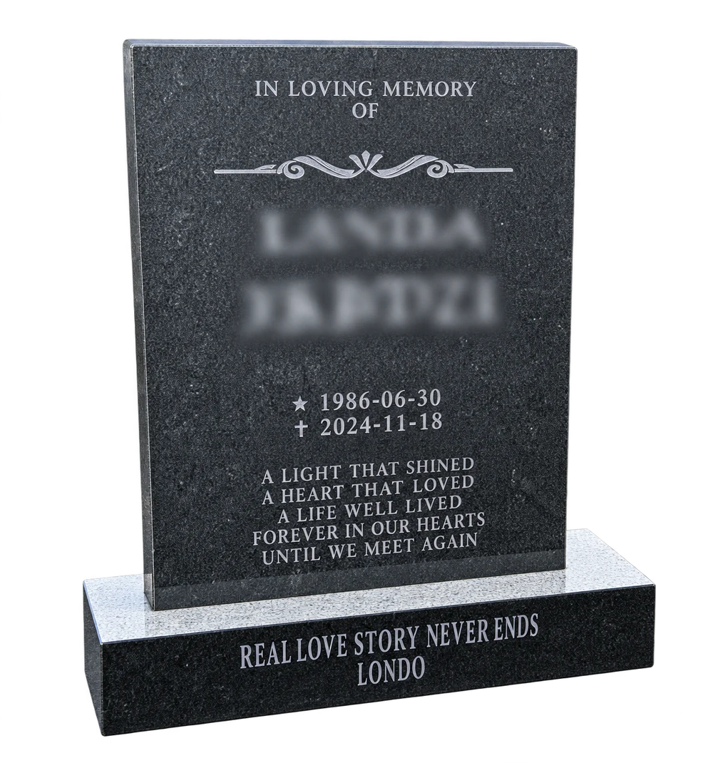 Three classic headstones