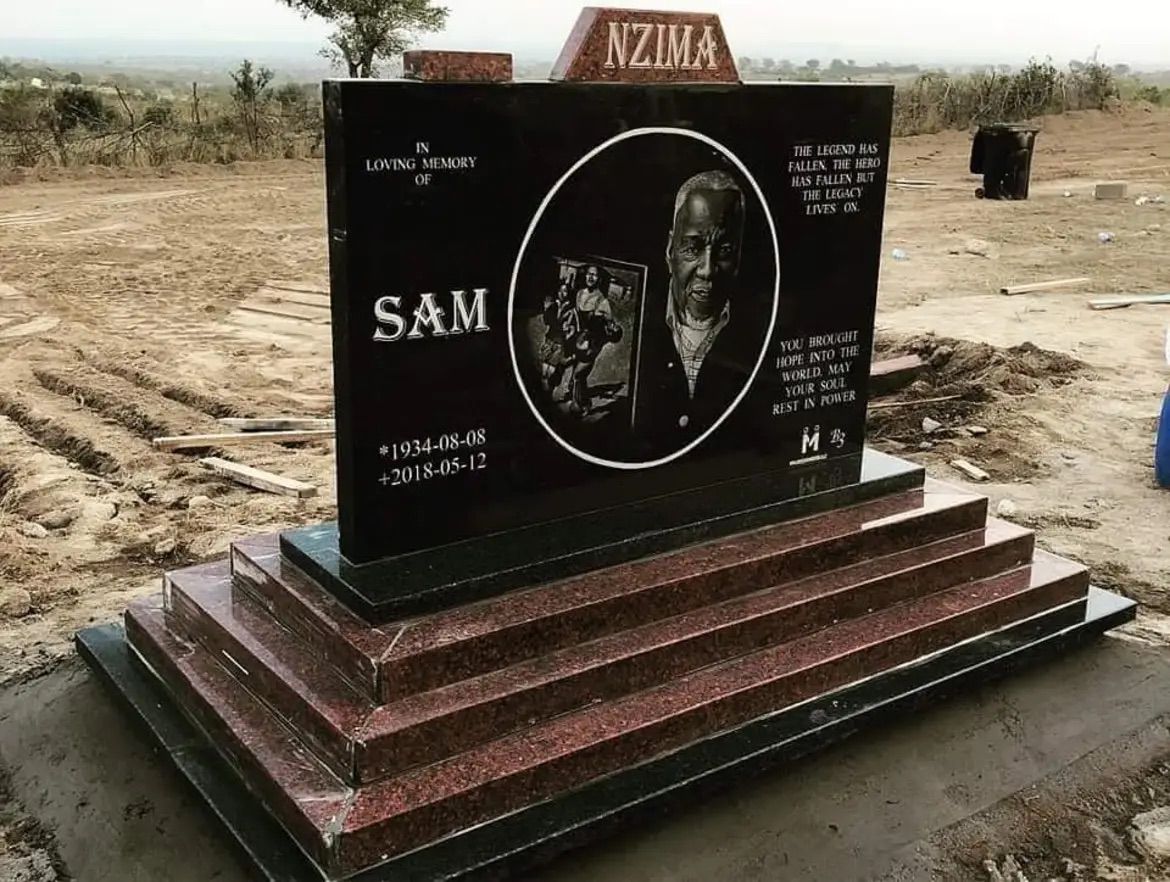 Completed memorial installation from the COD Tombstones gallery