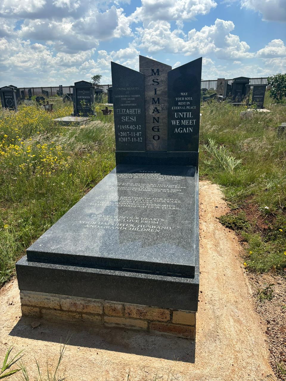 Completed memorial installation from the COD Tombstones gallery